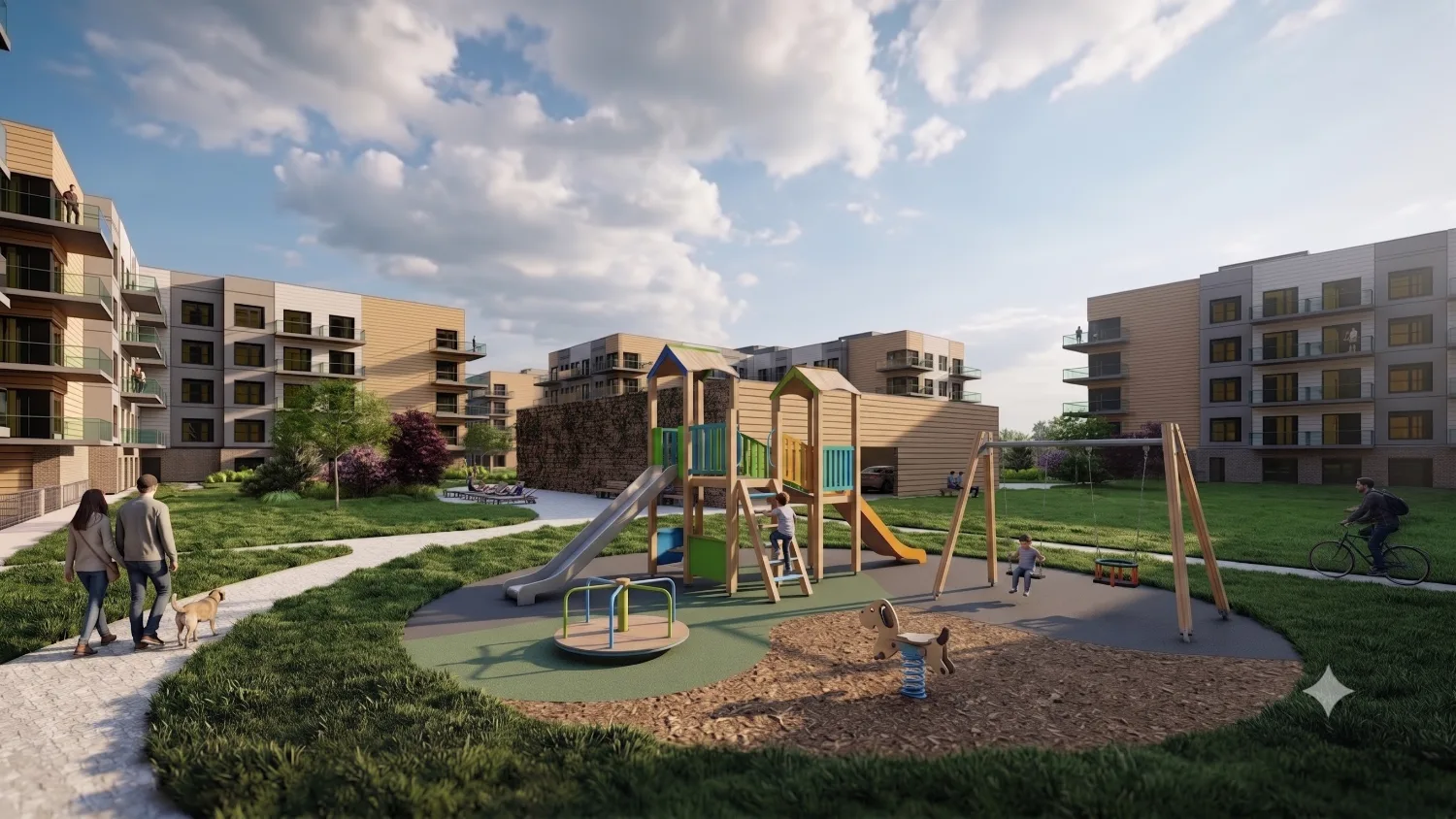 Courtyard green space