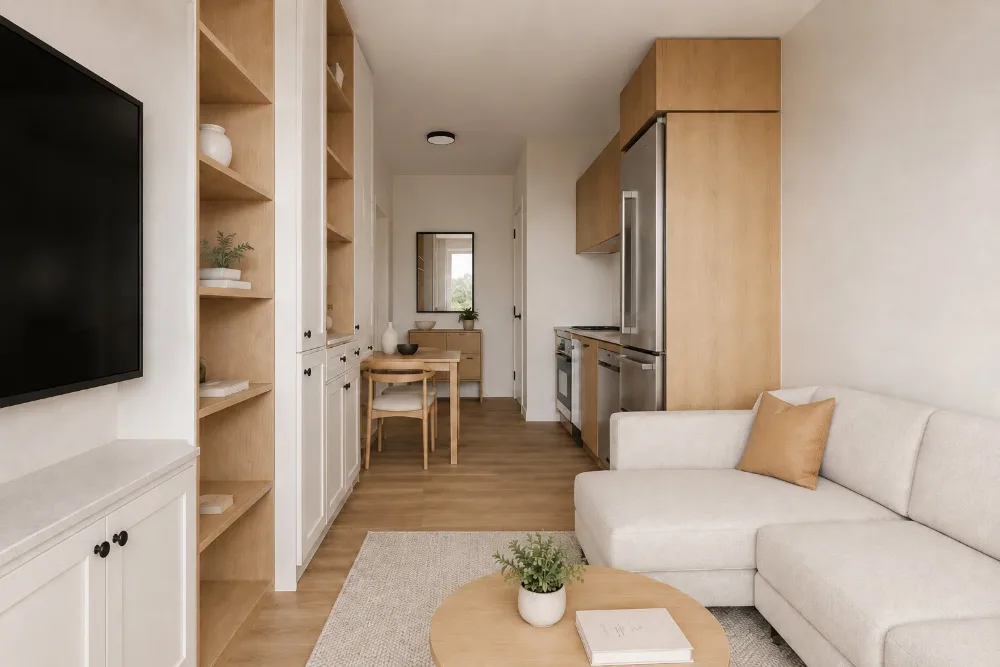 Two-bedroom living area