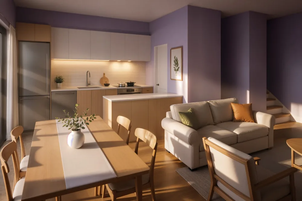 Townhouse living area